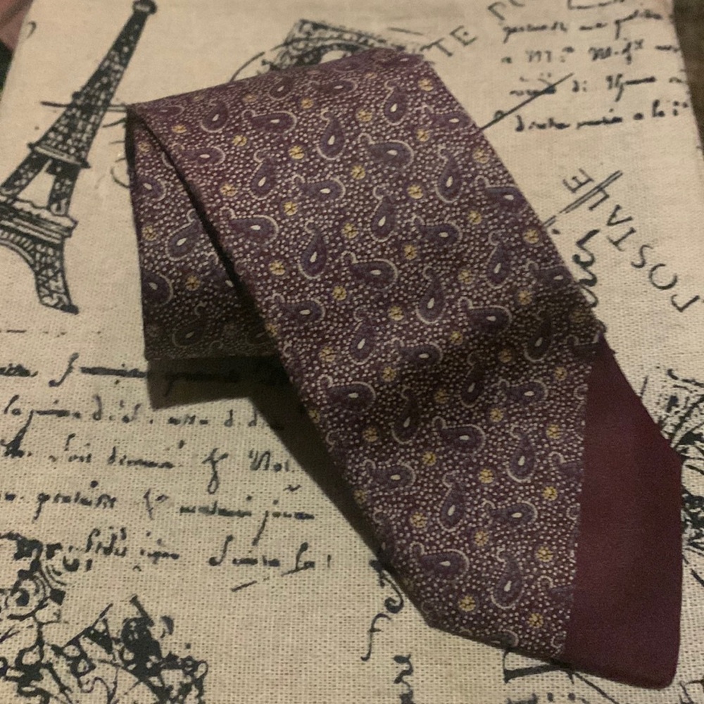 GIVENCHY for SFA Men’s Burgundy Multi Tie